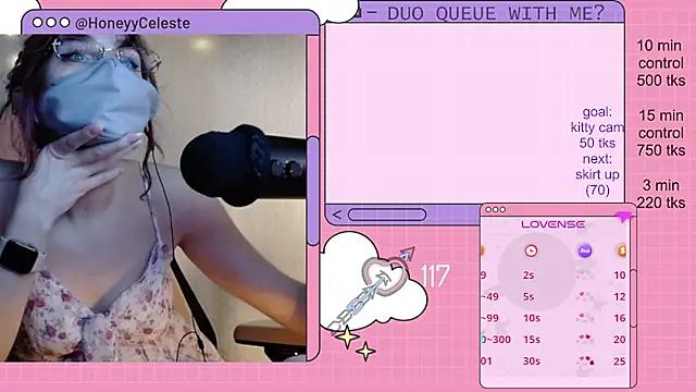 HoneyyCeleste online show from 05/12/26, 06:16