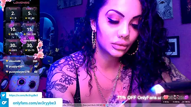 Av3ryyBe3 online show from 12/13/25, 10:26