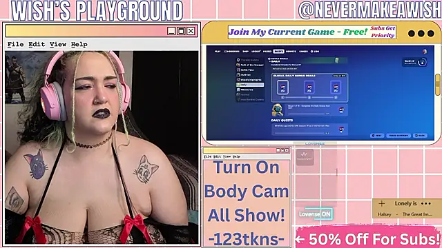 nevermakeawish online show from 03/22/26, 08:29