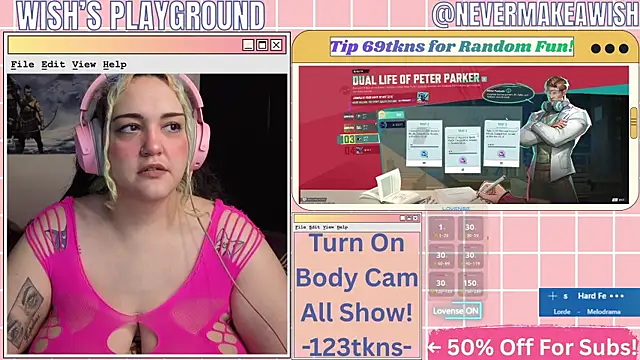 nevermakeawish online show from 03/29/26, 09:31