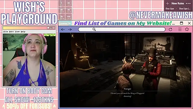 nevermakeawish online show from 04/10/26, 05:45