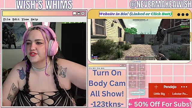 nevermakeawish online show from 05/14/26, 10:00