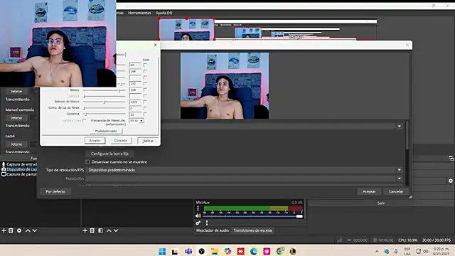 dirty model online show from 10/05/25, 02:21