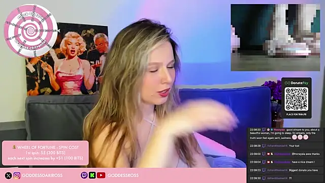 GoddessRoss online show from 02/02/26, 07:56