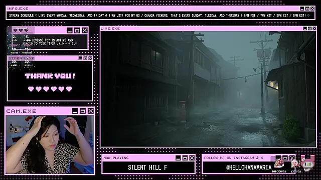 Snapshot of HanaMaria chatting on 11/28/25, 02:14 HanaMaria online show from 11/28/25, 02:14