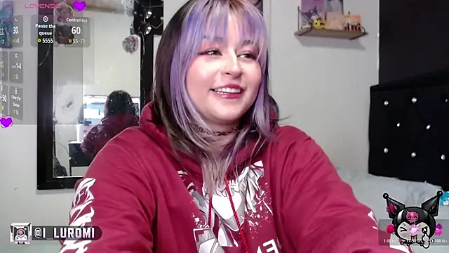 Snapshot of Iluromi chatting on 02/20/26, 03:12 Iluromi online show from 02/20/26, 03:12