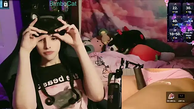 Snapshot of BimboCat chatting on 12/01/25, 02:16 BimboCat online show from 12/01/25, 02:16