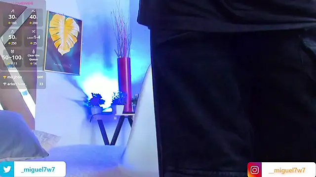   Miguel7w7 online show from 01/08/26, 07:38