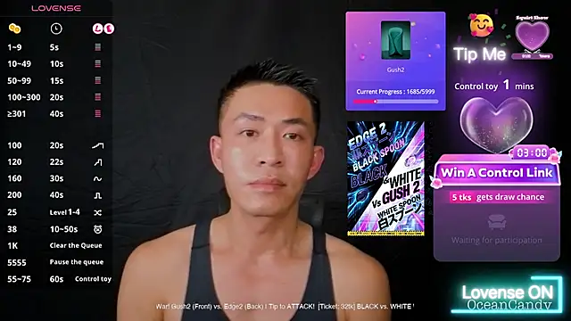 OceanCandy9 online show from 01/16/26, 02:54