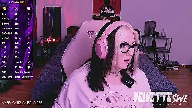 VelvetteSWE online show from 06/24/26, 11:04