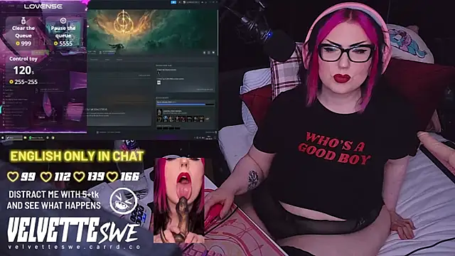 VelvetteSWE online show from 08/07/26, 05:15