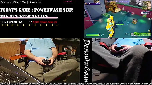 DeanonCam online show from 02/13/26, 11:45