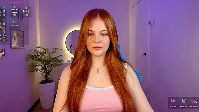 Elle Funning online show from 03/25/26, 02:50