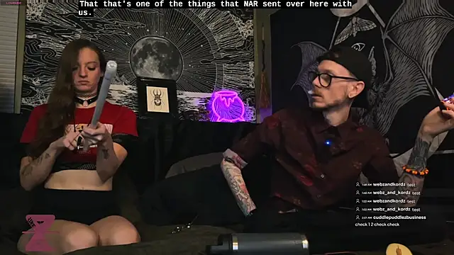 webzandkordz online show from 07/08/26, 08:08
