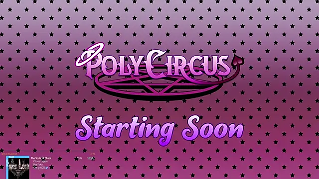Snapshot of PolyCircus chatting on 04/16/26, 06:14 PolyCircus online show from 04/16/26, 06:14