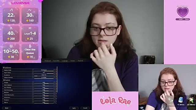 lolarae xx online show from 05/27/26, 10:18