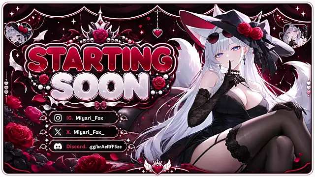 MiyariFox online show from 07/08/26, 05:56