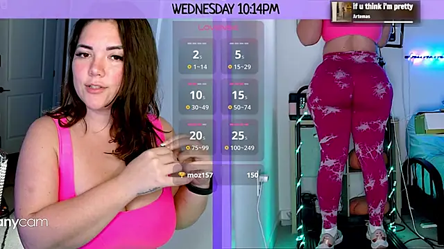 Snapshot of MilaValentina chatting on 01/23/25, 03:16 MilaValentina online show from 01/23/25, 03:16