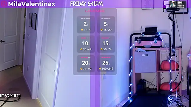 Snapshot of MilaValentina chatting on 02/21/25, 11:43 MilaValentina online show from 02/21/25, 11:43