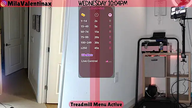 Snapshot of MilaValentina chatting on 11/13/25, 03:05 MilaValentina online show from 11/13/25, 03:05