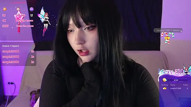 KuroChan420 online show from 01/16/25, 05:11