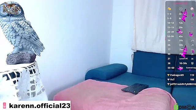 karen sofia  online show from 03/20/25, 02:19