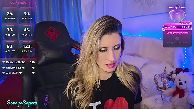 SorayaSapeca online show from 02/25/25, 07:47