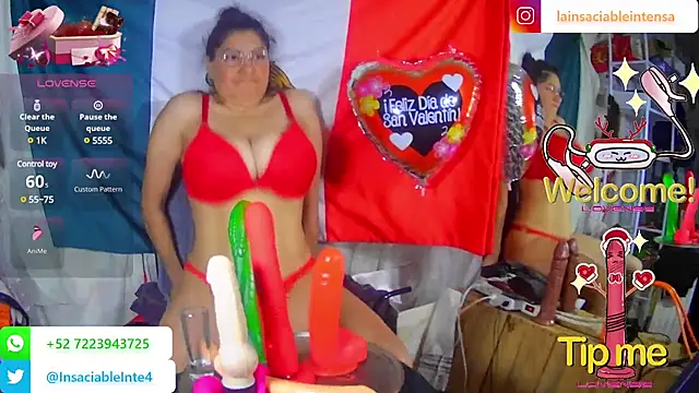 LaInsaciableIntensa online show from 02/15/25, 01:10