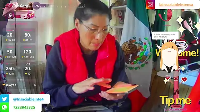 LaInsaciableIntensa online show from 03/01/25, 09:48