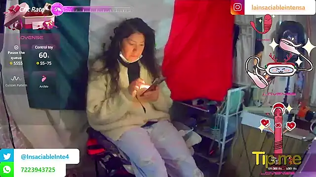 LaInsaciableIntensa online show from 03/07/25, 12:45