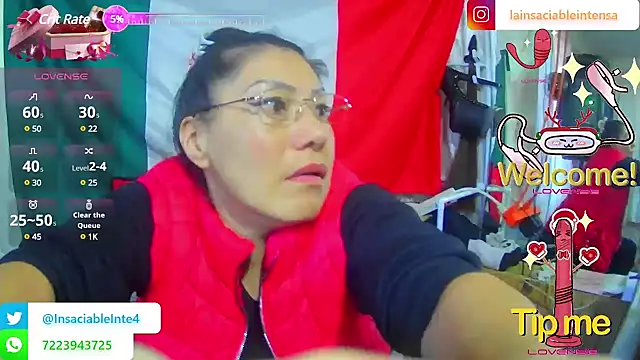 LaInsaciableIntensa online show from 03/10/25, 10:45