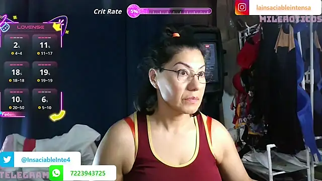 LaInsaciableIntensa online show from 05/21/26, 01:45