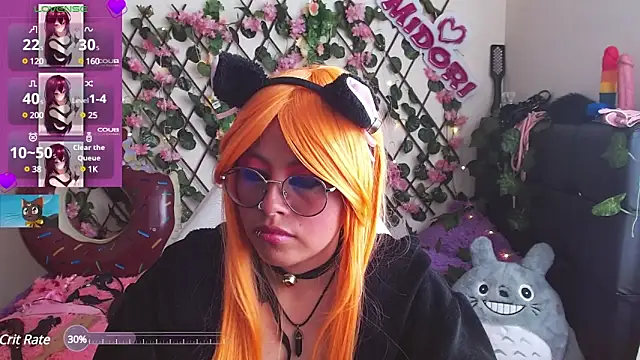 Snapshot of MidoriQuiinn chatting on 01/16/25, 08:14 MidoriQuiinn online show from 01/16/25, 08:14