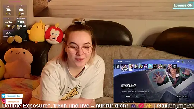 Snapshot of GamerGirl_Eve chatting on 01/28/25, 07:21 GamerGirl Eve online show from 01/28/25, 07:21