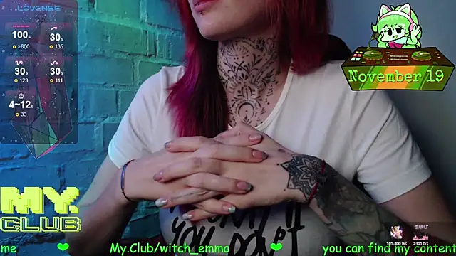 Witch Emma online show from 11/19/25, 09:37