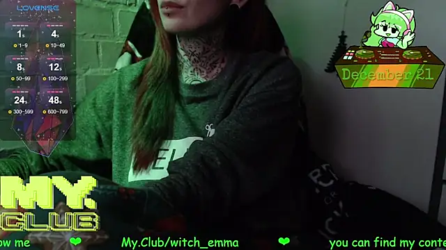 Witch Emma online show from 12/21/25, 08:27