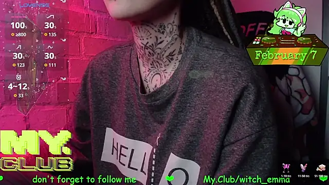 Witch Emma online show from 02/07/26, 07:01