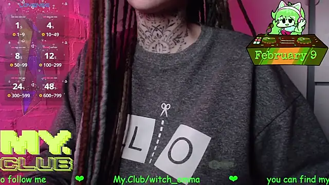 Witch Emma online show from 02/09/26, 07:29