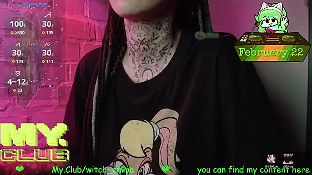 Witch Emma online show from 02/22/26, 07:40