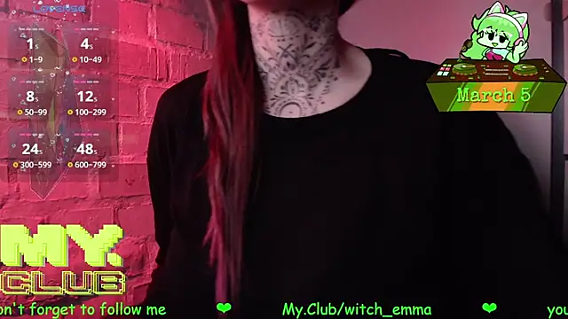 Witch Emma online show from 03/05/26, 10:00