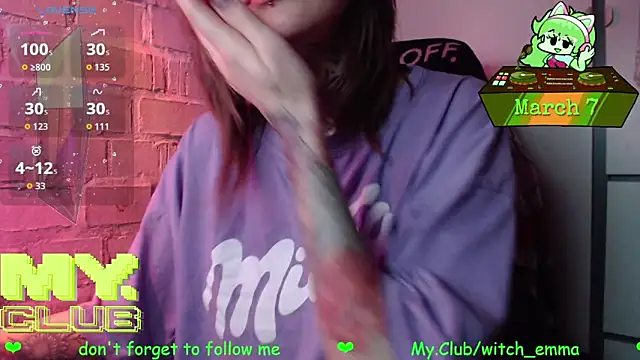 Witch Emma online show from 03/07/26, 09:17