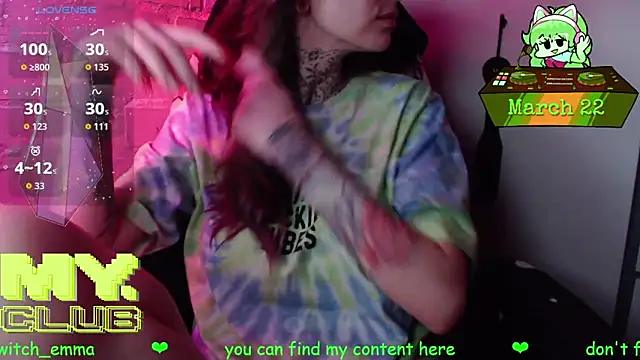 Witch Emma online show from 03/22/26, 09:56