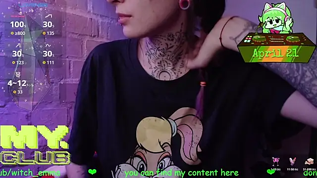 Witch Emma online show from 04/21/26, 06:55