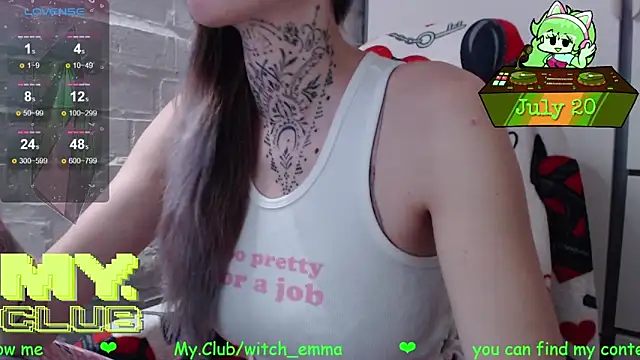 Witch Emma online show from 07/20/26, 06:17