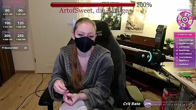 ArtofSweet online show from 07/01/26, 07:02