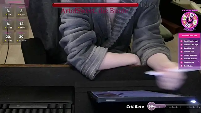ArtofSweet online show from 07/20/26, 07:05