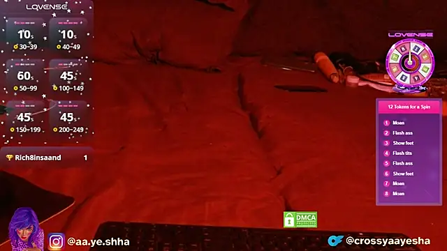 CrossyAayesha online show from 12/13/25, 08:14